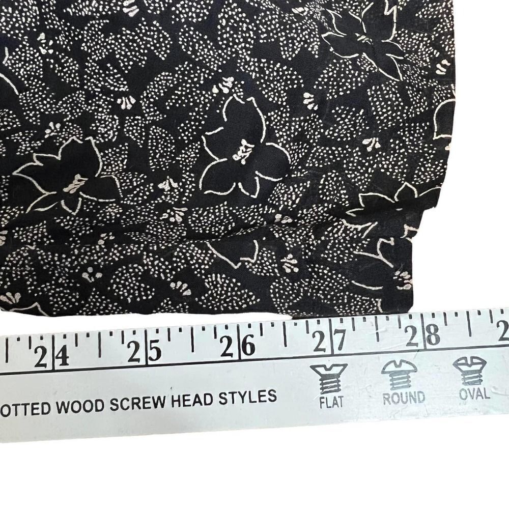 isabel Marant Etoile Pants 100% Cotton Black Floral Size 38 (FR), M (US) - Picture 12 of 12